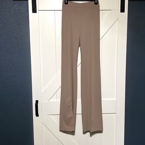 NWT FashionNova Tall Victoria high waisted dress pants in Taupe Size Large